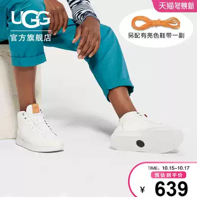 UGG autumn men California sports shoes tall tie-up leather casual sneakers 1106049
