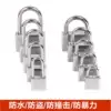  Door padlock Anti-theft lock Super B-class small padlock Imitation stainless steel padlock Waterproof anti-rust through the unlock head
