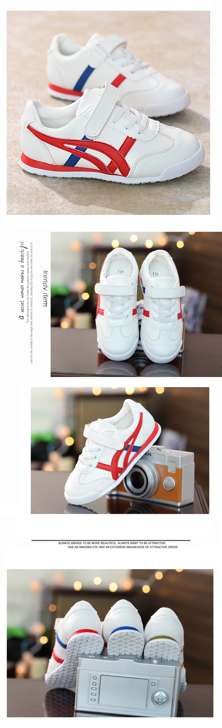 Chaussures enfants pour printemps - semelle caoutchouc - Ref 1037870 Image 12