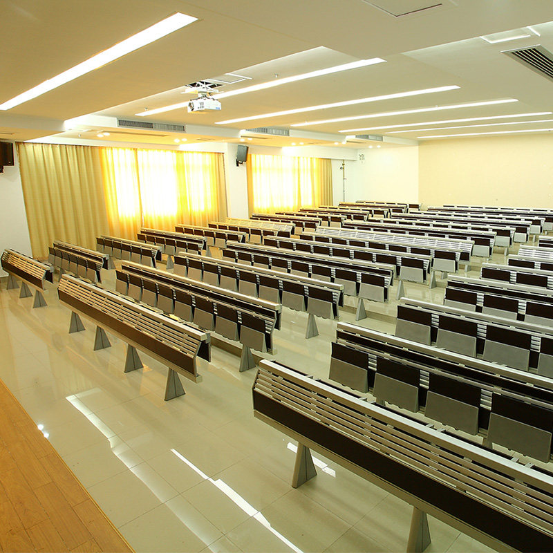IEQ School Step Classroom Desk and Chair University Multimedia Aluminum Alloy Station Meeting Room Connection Chair
