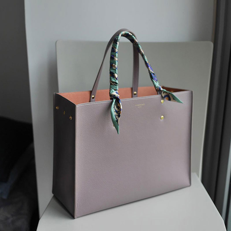 South Korean niche designer Fibreno tote bag female large-capacity student commuter handbag