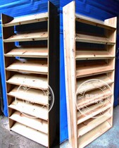  Simple shoe rack Solid wood shoe cabinet Multi-layer shoe rack dust-proof slippers childrens shoes inclined store shelf display cabinet 023