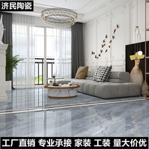 Living room whole body marble 800X800 tile indoor gray floor tile wear-resistant non-slip floor tile simple modern
