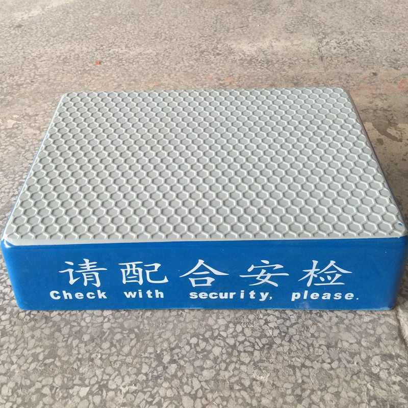 Airport security checkpoint. FRP Station Guard Platform Court Security Desk Prison Stepping Platform. Entrance and exit checkpoints