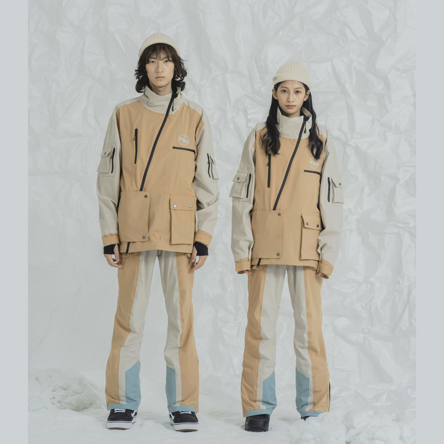 LITAN ski suit top veneer jacket Waterproof and windproof men's and women's tooling ski outdoor jacket 2020