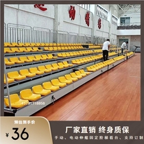 Outdoor sports sports basketball venue theater audience mobile folding ladder hollow electric retractable bleacher seats