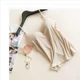 Xuân hè 2017 phong cách mới, vest ngắn, modal, không dấu vết, không viền, sling, tụ tập cup