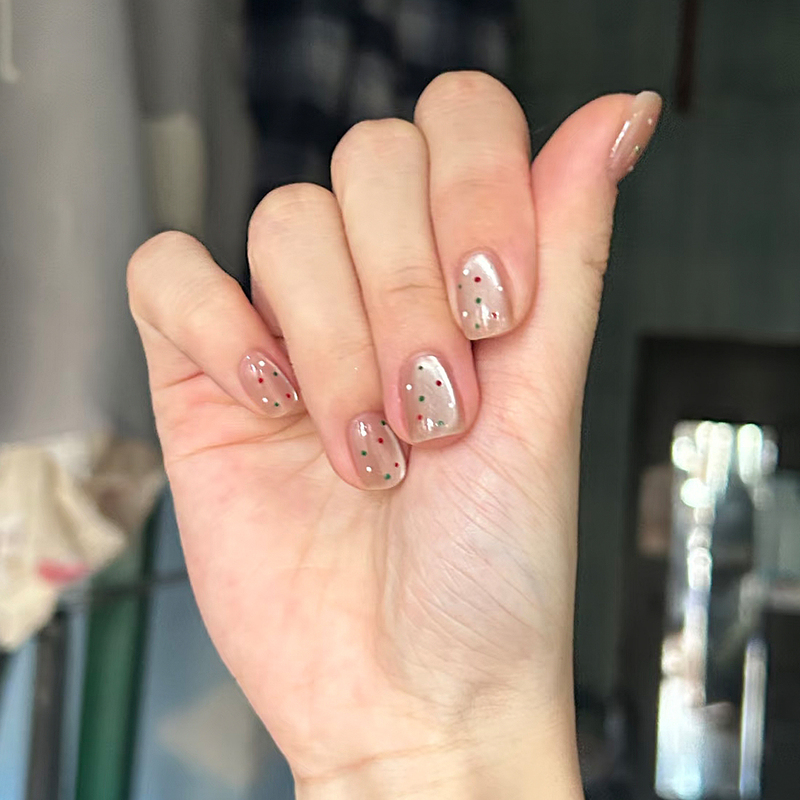 Purely Handmade Polka Dot Cat-Eye Manicure, Wearable Short Nails, 2026 New Style, High-End Summer Nail Patches, Very Beautiful Purely Handmade Polka Dot Cat-Eye Manicure, Wearable Short Nails, 2026 New Style, High-End Summer Nail Patches, Very Beautiful