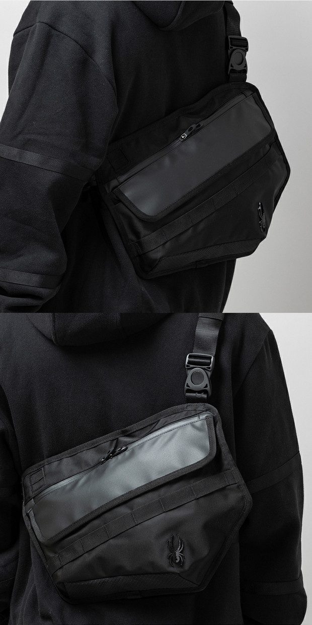 SPYDER Spider Messenger Túi Đàn ông và phụ nữ Vai đeo chéo Đa năng Túi thể thao đi lại Túi điện thoại ngoài trời - Túi vai đơn túi đeo chéo nam chính hãng