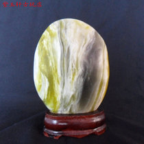 Lantian jade rough stone strange stone jade ornaments free base
