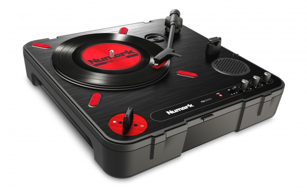 máy phát nhạc đĩa than tiếng anh Máy ghi âm vinyl cầm tay ngoài trời cầm tay NUMARK PT01 SCRATCH 搓 máy ghi âm có nắp che bụi 	máy nghe nhạc đĩa than cũ