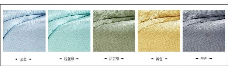 Điều hòa không khí màu rắn được bao phủ bởi giường che mùa xuân và mùa hè giường bông bao gồm tay quilted bởi mùa hè mát mẻ là ba bộ bộ đồ giường cotton ga giường everon giảm giá