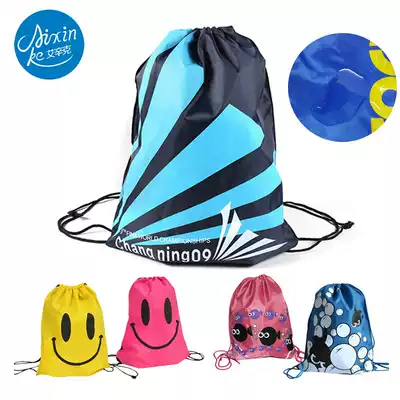 Beach bag Oxford cloth Swimming sports backpack Washing bag Simple tote bag Storage drawstring bag Fitness