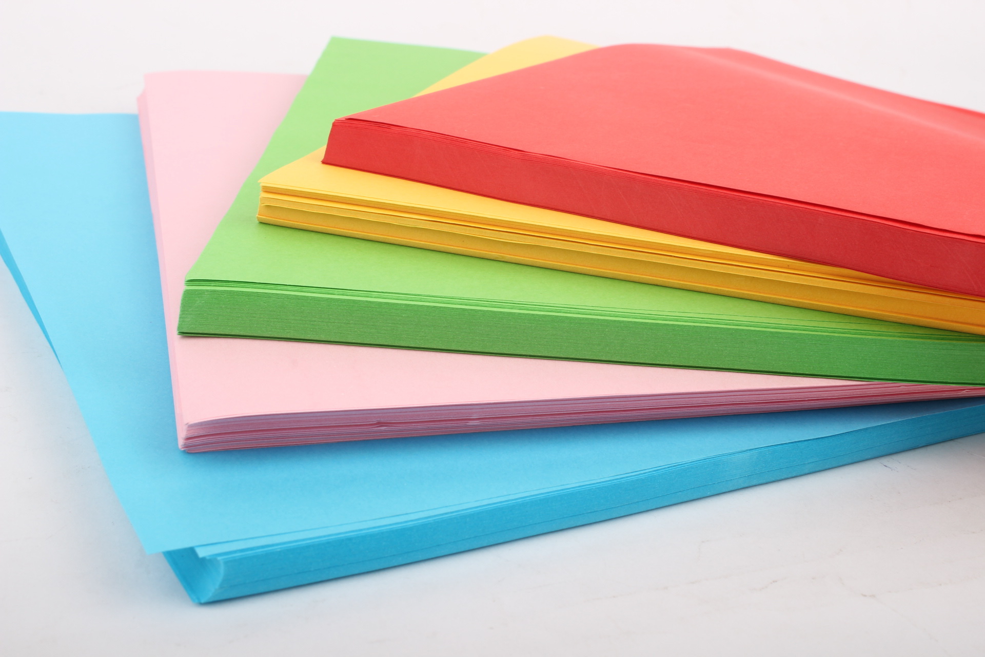 ten thousand colour A4 colour photocopy paper 75g deep blue dark green dark yellow large red light yellow light blue light green pink orange