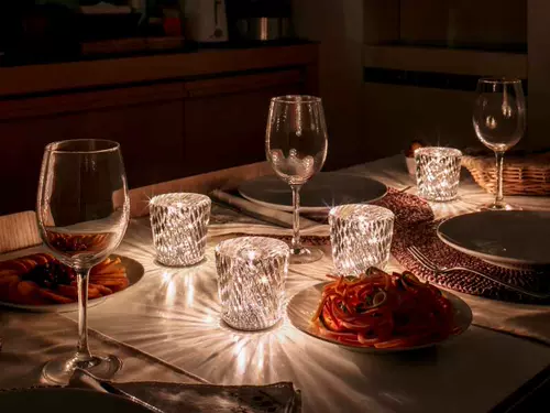 Японский агент по закупкам Ambientec Xtal хрустальное стекло с ромбовидной огранкой светодиодный ночник водонепроницаемый романтический элитный светильник