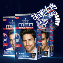 Schwarzkor Mens Black Hair Cream Healthy and Even Cover White Hair Pure Plant Natural Hair Dye does not hurt hair