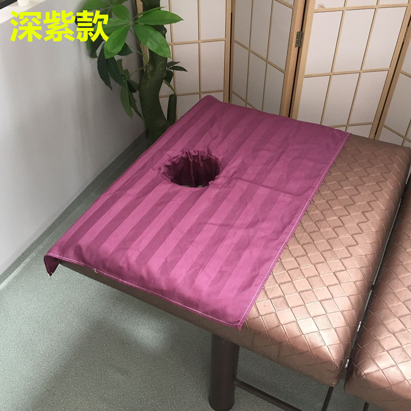 Thẩm mỹ viện đầu giường lỗ bông cotton Thẩm mỹ viện đặc biệt khăn trải giường massage với lỗ khăn trải giường massage lỗ pad ga trai giuong