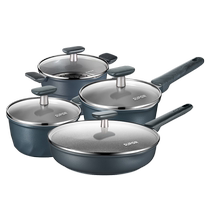 Supor household set wok soup pot frying pan milk pot stew steamer cooking pot induction cooker gas stove universal