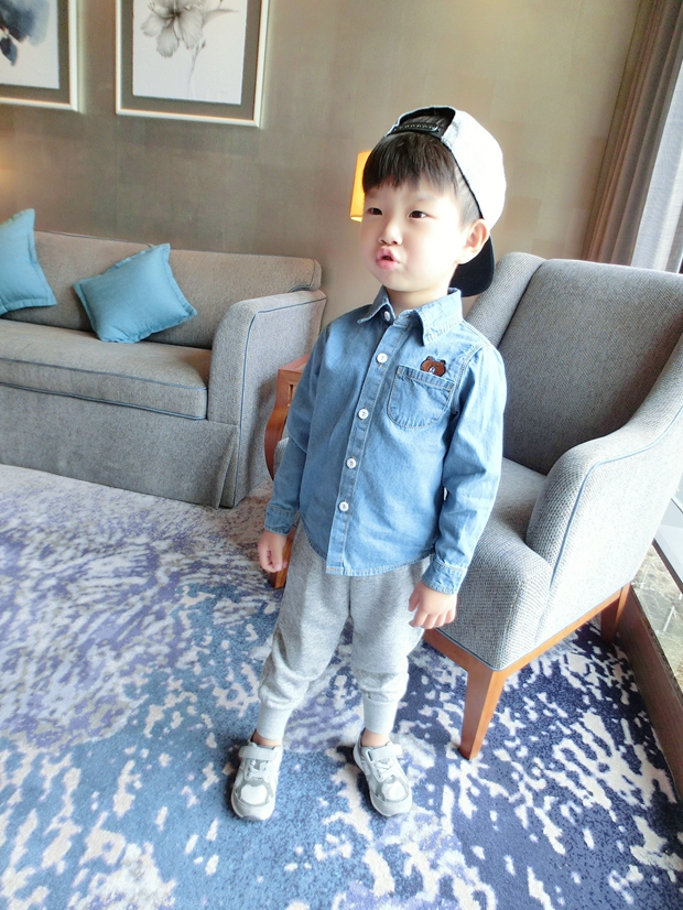 Chemise enfant à manche longue - Ref 2083226 Image 21