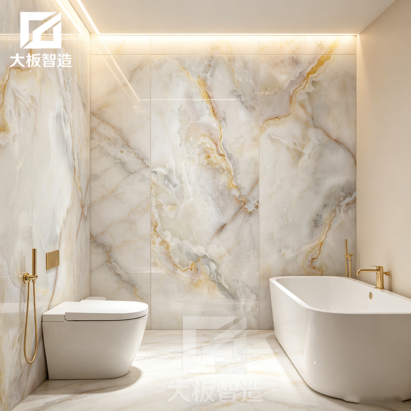 Iranian White Jade Luxury Stone Slab 1200*2780 Glossy Villa Living Room Background Wall Marble Bathroom Floor Tiles