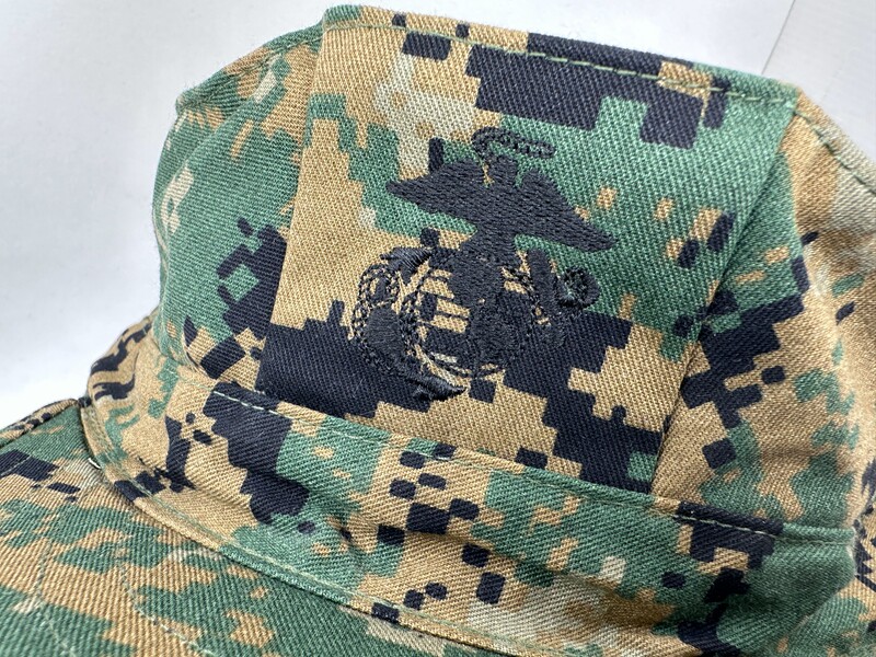 USMC 米国海兵隊 八角形の帽子 米海兵隊 キャップ マーパッド ウッドランド