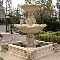 Custom sandstone sculpture flower pot garden landscape Flower Bowl European figure relief Flower Bowl garden landscape glass steel