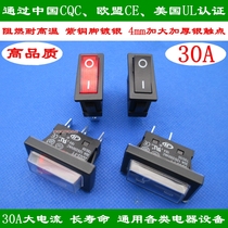 KCD3 High quality high temperature resistant ship type switch 2 feet 3 feet 2 gears with lamp flat high power high current 30A