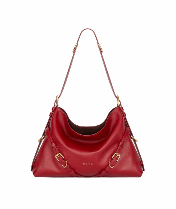 Givenchy Givenchy Women's Red Medium Voyou Calfskin Shoulder Tote Bag Givenchy Givenchy Women's Red Medium Voyou Calfskin Shoulder Tote Bag