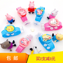 Piggy Page glowing watch with milk chips Candy 1 colorful watch Candy creative childrens toys snacks
