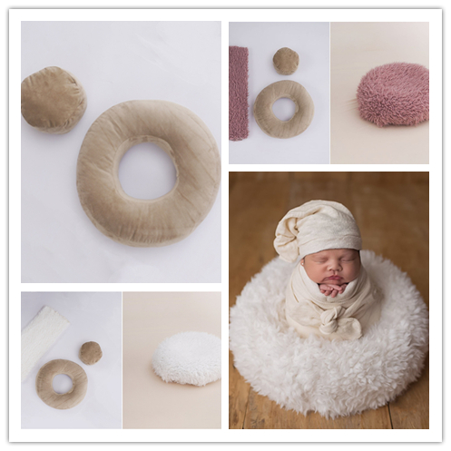 Photo Gallery Neonatal Photography Props Plush Sofa Pillow Baby Photo Styling Small Bean Bag Baby Moon Photo Assistant