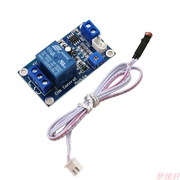 光敏电阻模块 亮度自动控制模块 光控继电器光线开关 5V/12V/24V
