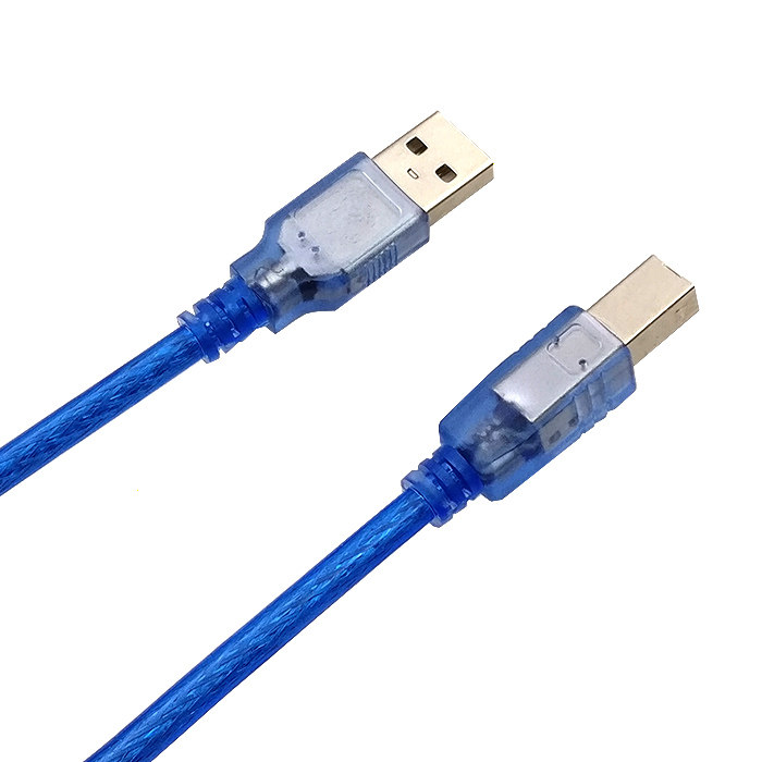 usb打印机数据线 2.0打印机线高速方口USB打印线 30CM