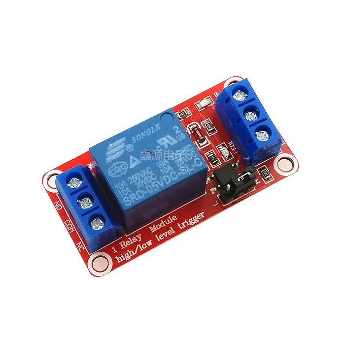 热卖1路带光耦隔离支持高低电平触发继电器模块扩展板5V