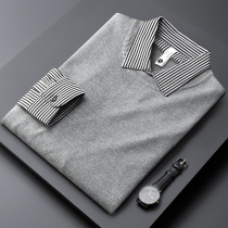 A D Hepburn Spring Autumn Season Light Extravaganza Two Sweater Men Trends Casual Business Shirt Collar Weaselwear