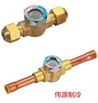 Central air conditioning refrigerant visual lens refrigerant liquid window mirror unit welding wire connection lens 6-22cm