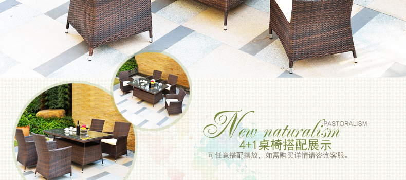 幽 之 腾 đồ gỗ ngoài trời mây ban công giải trí bàn ghế trong nhà và ngoài trời vườn mây kết hợp bàn cà phê và ghế bàn ăn ngoài trời đẹp