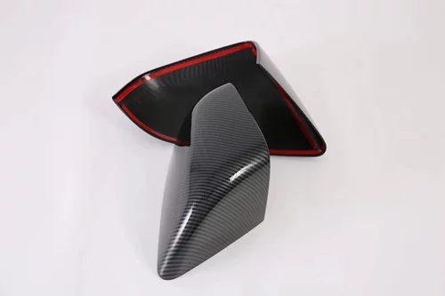 Подходит для 16-22 Tesla Model x Зеркальное зеркальное покрытие заднего вида углеродного волокна с задним зеркалом