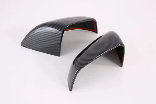 Подходит для 16-22 Tesla Model x Зеркальное зеркальное покрытие заднего вида углеродного волокна с задним зеркалом