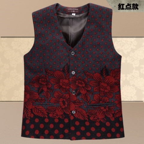 Áo vest cho phụ nữ trung niên và người già mùa xuân và mùa thu mặc áo mỏng cho mẹ mặc áo vest cotton bên ngoài - Áo vest vest nữ công sở