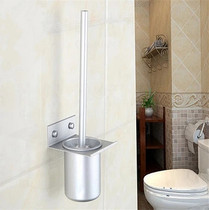 Space aluminum toilet brush toilet toilet brush set toilet brush shelf toilet soft brush hardware hanger