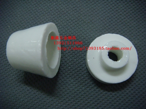 No. 3 ceramic pagoda porcelain pearl high temperature male porcelain sleeve ceramic wiring clamp high-frequency porcelain bead porcelain tube hole 7mm