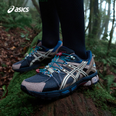 Кроссовки asics越野耐磨跑鞋 gel-kahana 8 fl男子减震抽绳款 耐磨外底