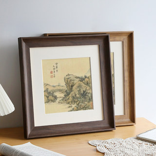 American-Style Square Picture Frame for Wall Hanging, Photo Framing, Square 10-Inch, 12, 14, 16 Oil Painting Outer Frame Display Frame