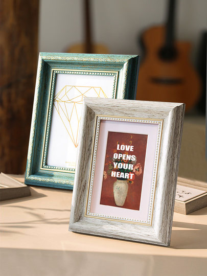 Photo frame table simple 6-inch 8-inch 7-inch photo album children's photo frame photo photo creative empty frame wedding certificate table