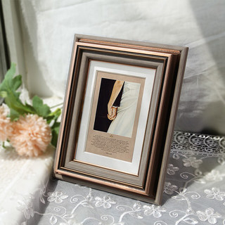 American-Style Three-Dimensional Small Photo Frame, Tabletop 8-Inch, 10-Inch, 6-Inch, 7-Inch Children's Picture Frame, Can Also Be Hung on the Wall as a Mirror Frame