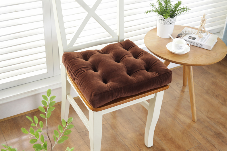 Mùa đông dày bông không trượt ghế sinh viên ghế đệm tatami mat ấm đệm chỗ ngồi xe đệm tăng - Ghế đệm / đệm Sofa đệm ghế gỗ
