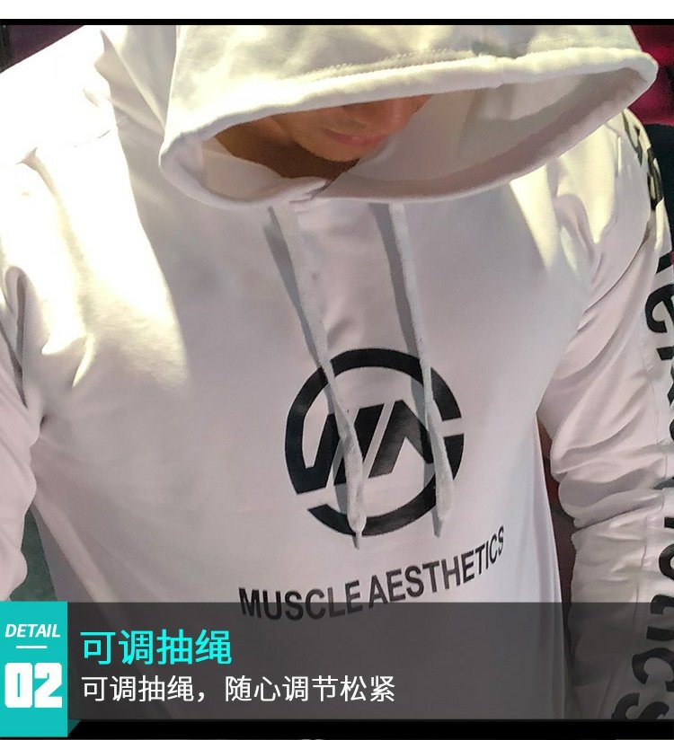 Chàng trai ban đầu thể thao giản dị đội mũ len áo khoác hoodie có dây kéo