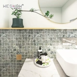 Серый Дарма Мозаичная плитка натуральный камень Баванг Цветок Холл Туалет Фон Антиоплалл Плитка пола