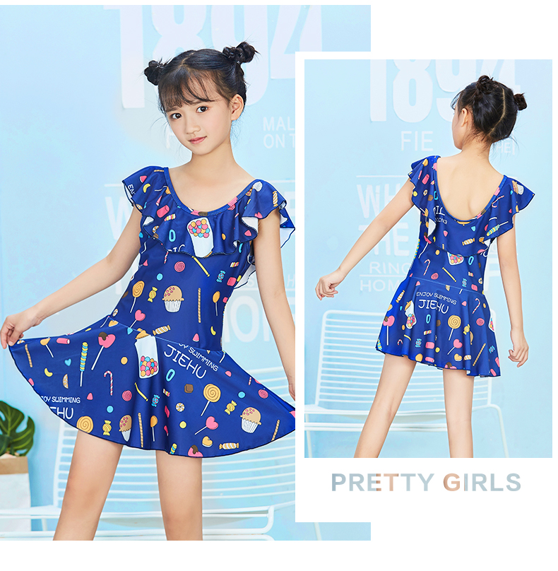 Đồ bơi cho trẻ em gái Big Boy Baby Siamese Princess Dress Dễ thương Hàn Quốc Nữ Spa Đồ bơi - Bộ đồ bơi của Kid đồ bơi cho bé trai