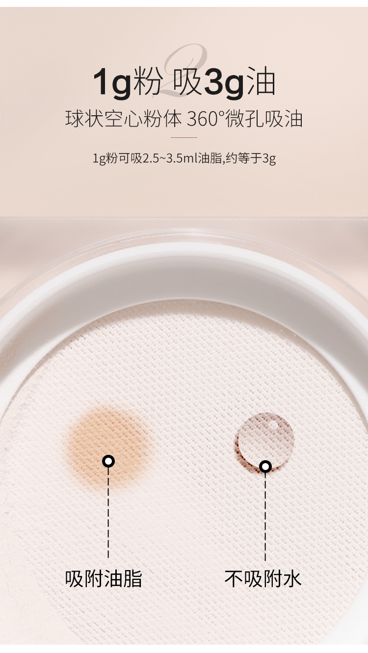 Uodo Powder Control Oil Makeup Makeup Chống nước Mồ hôi Makeup Powder Dầu Da Bột chính thức Cửa hàng Flagship Chính hãng Không trang điểm phấn nén kiềm dầu